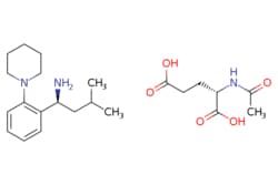 eMolecules​ (S,S')-3-Methyl-1-(2-piperidinophenyl)butylamine, n-acetyl-glutamate