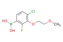 eMolecules​ 1256346-26-5 | 4-Chloro-2-fluoro-3-(2-methoxyethoxy)phenylboronic