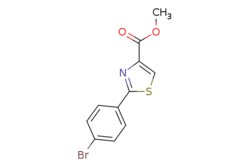 eMolecules​&nbsp;Methyl 2-(4-bromophenyl)thiazole-4-carboxylate | 1208081-39-3 | MFCD15142858 | 1g