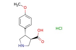 eMolecules​ Trans-4-(4-methoxyphenyl)pyrrolidine-3-carboxylic acid-HCl | 1049978-93-9 |  | 1g