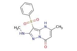 eMolecules​ 5-Methyl-2-(methylamino)-3-(phenylsulfonyl)pyrazolo[1,5-a]pyrimidin-7(4h)-one