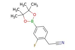 eMolecules​ 2-(2-Fluoro-4-(4,4,5,5-tetramethyl-1,3,2-dioxaborolan-2-yl)phenyl)acetonitrile