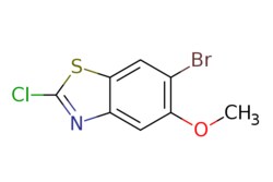 eMolecules​ 2168019-41-6 | 6-BROMO-2-CHLORO-5-METHOXYBENZO[D]THIAZOLE |