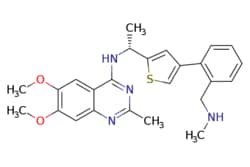 eMolecules​ 2244904-70-7 | 6,7-DIMETHOXY-2-METHYL-N-[(1R)-1-[4-[2-(METHYLAMINOMETHYL)PHENYL]-2-THIENYL]ETHYL]QUINAZOLIN-4-AMINE