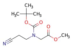 eMolecules​ METHYL 2-{[(TERT-BUTOXY)CARBONYL](2-CYANOETHYL)AMINOACETATE