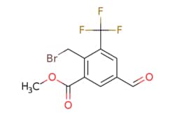 eMolecules​ METHYL 2-(BROMOMETHYL)-5-FORMYL-3-(TRIFLUOROMETHYL)BENZOATE