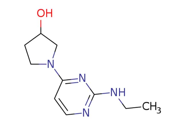 eMolecules 1(2(ethylamino)pyrimidin4yl)pyrrolidin3ol 120696924