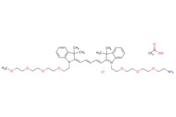 eMolecules​&nbsp;N-(m-PEG4)-N'-(amino-PEG3)-Cy5, TFA salt | 2107272-96-6 |  | 10mg