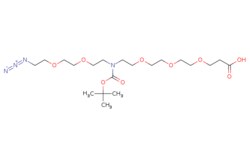 eMolecules​ N-(Azido-PEG2)-N-Boc-PEG3-acid | 2086689-01-0 | MFCD30723278