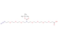 eMolecules​ N-(Azido-PEG3)-N-Boc-PEG4-acid | 2112731-95-8 | MFCD30723226