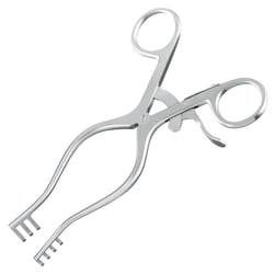 Med Vet International&nbsp;Economy Weitlaner Retractor, Blunt, 5.5 in, Satin Finish