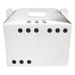 Med Vet International Pocket Pet Carriers For Small Animals, Disposable, Cardboard, 12/Case