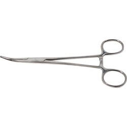 Med Vet International 6 1/4" Economy Crile Forceps, Curved, Quantity: Each
