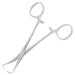 Med Vet International Economy Backhaus Towel Clamp, 3.5in