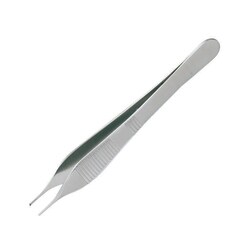 Med Vet International&nbsp;Thumb Dressing Forceps, Economy, Satin, 5.5