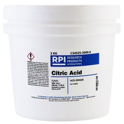 Research Products International Corp&nbsp;Citric Acid ACS Grade 3 KG