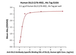 ACROBiosystems Human DLL3 (176-492) , His Tag (DL3-H52Hy) is expressed