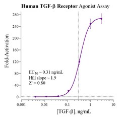 Indigo Biosciences&nbsp;Human Transforming Growth Factor beta Receptors I & II (TGFbR) All-inclusive Cell-Based Luciferase Reporter Assay Kit, 96-well assay plate format