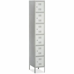 Enterprise Technology Solutions Safco 6-Tier Locker, One-Wide w/Legs, 12"x18"x78",