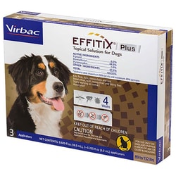 Med Vet International Effitix Plus Topical Solution For Dogs 89 To 132