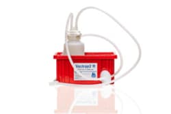 Foxx Life Sciences Vactrap™2 Round, 1L, PP, RED BIN, 1/4