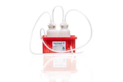 Foxx Life Sciences Vactrap™2 Round, 1L + 1L, PP, RED BIN, 1/4