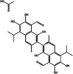 Apexbio Technology LLC Acetate gossypol 12542-36-8 50mg, Quantity: Pack