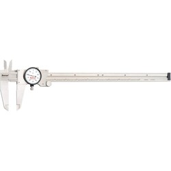 MSC&nbsp;Starrett Dial Caliper, 12 in, 0.001 in Graduation, 1 ea
