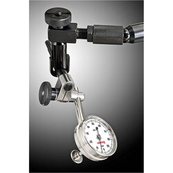 MSC&nbsp;Starrett Magnetic Indicator Base, 1-7/8 in, Flexible Arm, 1 ea