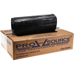 MSC&nbsp;PRO-SOURCE Heavy Duty Trash Bags, 45 gal, 1.25 mil, 100/Pk.