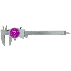 MSC&nbsp;Mitutoyo Dial Caliper, 150 mm, 0.02 mm Graduation, 1 ea