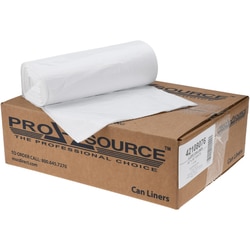 MSC&nbsp;PRO-SOURCE Heavy Duty Trash Bags, 45 gal, 125 Pack