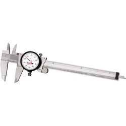 MSC&nbsp;Starrett Dial Caliper, 150 mm, 0.02 mm Graduation, 1 ea