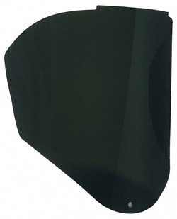 MSC&nbsp;Uvex Face Shield Headgear, Polycarbonate, Clear, Black, Ratchet, 1 ea