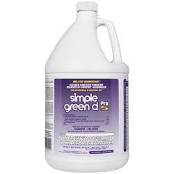 MSC&nbsp;Simple Green Disinfectant Cleaner, One-Step, Hospital-Use, Unscented, 1 gal