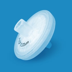 Tisch Scientific&nbsp;Polyvinylidene Fluoride PVDF Syringe Filters,  0.22um,  25mm,  Luer-Lok/Luer Slip,  Nonsterile,  100 per pack