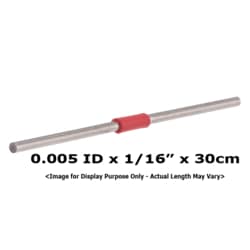 Microsolv Technology Corporation Tubing, Stainless Steel, Pre-Cut, 0.005"