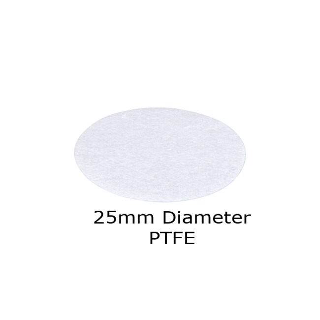 Microsolv Technology Corporation Filters, Membrane, 25mm, 0.45um, PTFE