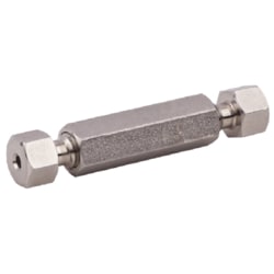 Microsolv Technology Corporation Union, Connector Kit, High Pressure, 0.50mm Through Hole with 10-32 Screw Threads. Stainless Steel, Straight Line. Use with 1/16