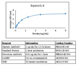 Kingfisher Biotech Inc Equine IL-8 (CXCL8) ELISA - Less than or equal to