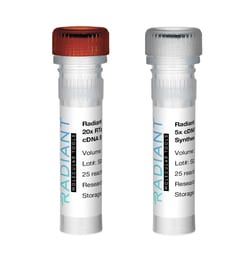 Alkali Scientific Radiant™ cDNA Synthesis Kit, 1-Step, 100 Reactions, (4 x 0.1mL 5X cDNA Mix, 4 x 0.025mL 20X RTase)