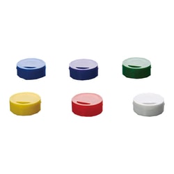 Alkali Scientific CellPro™ Cryovial Cap Inserts, PP, 5 Colors, 100 per Color per Bag, 500/cs