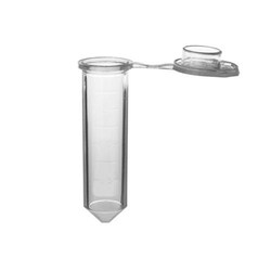 Alkali Scientific&nbsp;2.0mL Microtube with Cap, Clear, Sterile, with Self-Standing Bag; Stop-Pops&trade;,  500/cs