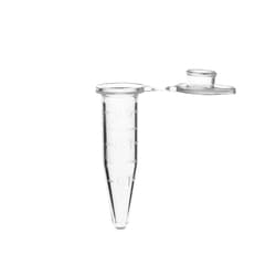 Alkali Scientific&nbsp;Qwik-Snap&trade; 0.5mL MicroTubes, Clear, 1000/cs