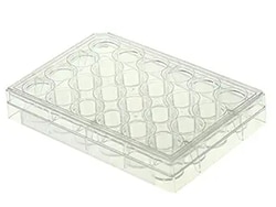 Alkali Scientific CellPro™ 24 Well Cell Culture Plate with Lid, Flat, TC treated, Sterile 1/pk, 50/cs