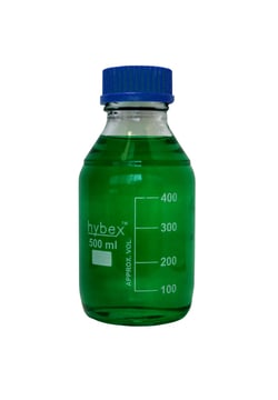 Alkali Scientific&nbsp;ASI&trade; Media storage bottle, 500mL with standard (GL45) Purple Cap, 10/cs