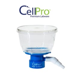 Alkali Scientific CellPro 150mL Bottle Top Filter, PES Filter Material,