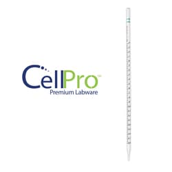 Alkali Scientific CellPro 2mL Serological Pipets with filter, Individually Wrapped, Sterile in resealable bulk poly bags 300/pk