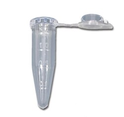 Alkali Scientific Qwik-Snap™ 1.5mL Microtube with Cap, Locktop Style Cap, 500/cs