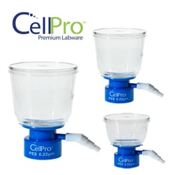 Alkali Scientific CellPro Bottle Top Filtration Filters, PES Membrane,